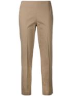 Brunello Cucinelli Formal Trousers, Women's, Size: 48, Brown, Cotton/spandex/elastane