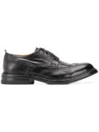 Officine Creative Worn Effect Brogues - Black