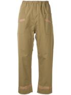 Sofie D'hoore Straight Leg Cropped Trousers - Green