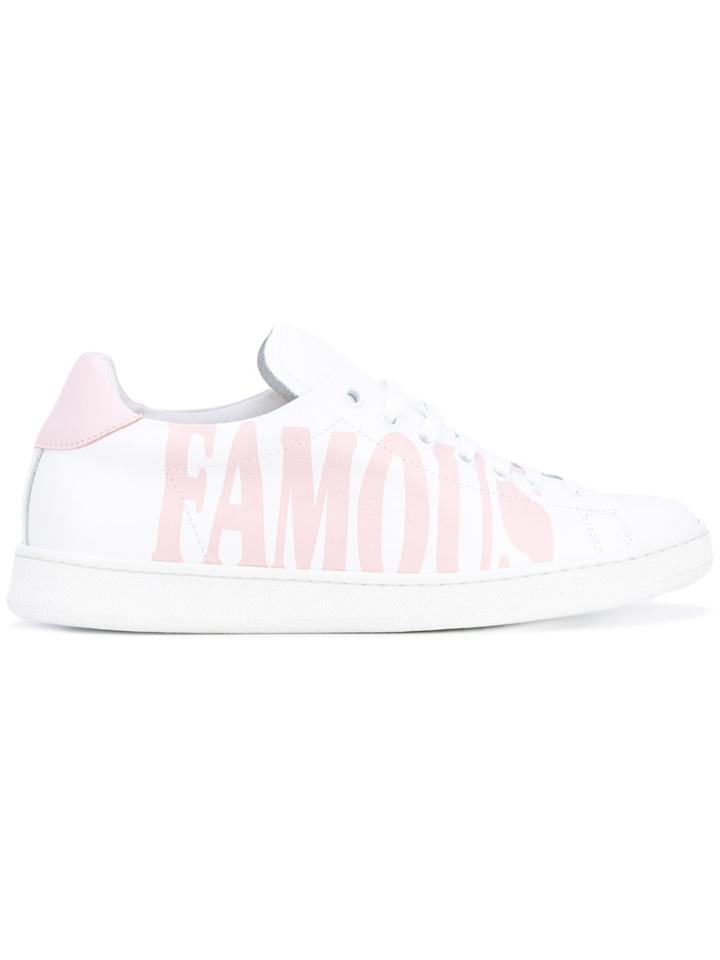 Joshua Sanders 'insta Famous' Lace-up Sneakers - White