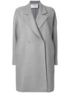 Harris Wharf London Straight Dropped Shoulder Coat - Grey