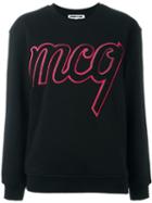 Mcq Alexander Mcqueen Logo Patch Sweatshirt, Women's, Size: Large, Black, Cotton