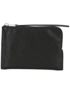 Rick Owens Medium Zipped Pouch, Men's, Black, Bos Taurus