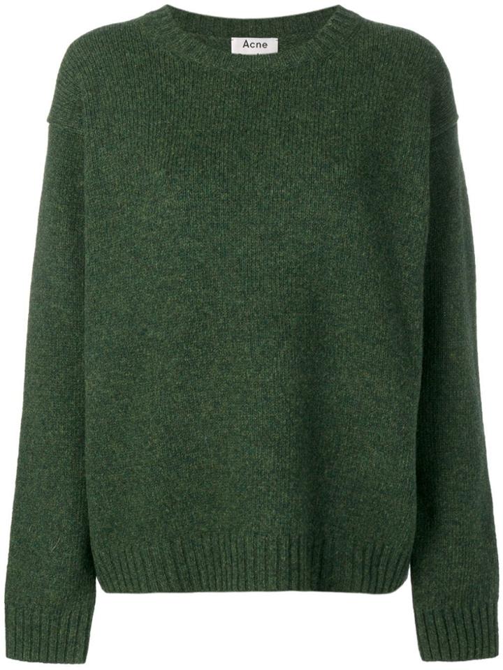 Acne Studios Samara Crew Neck Sweater - Green