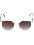 Linda Farrow Gallery Square Frames Sunglasses, Adult Unisex, White, Acetate