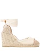 Castañer Two-tone Wedge Espadrilles - Neutrals