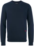Emporio Armani - Embroidered Logo Sweatshirt - Men - Cotton/polyester - S, Blue, Cotton/polyester