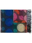 Ps By Paul Smith Dots Print Scarf, Men's, Lambs Wool