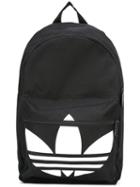 Adidas Originals Logo Zipped Bacpack, Women's, Black, Polyurethane/polyester