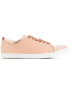 Lanvin Textured Tennis Sneakers - Pink & Purple