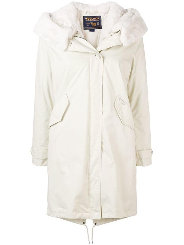 Woolrich Fur Hooded Parka Coat - Nude & Neutrals