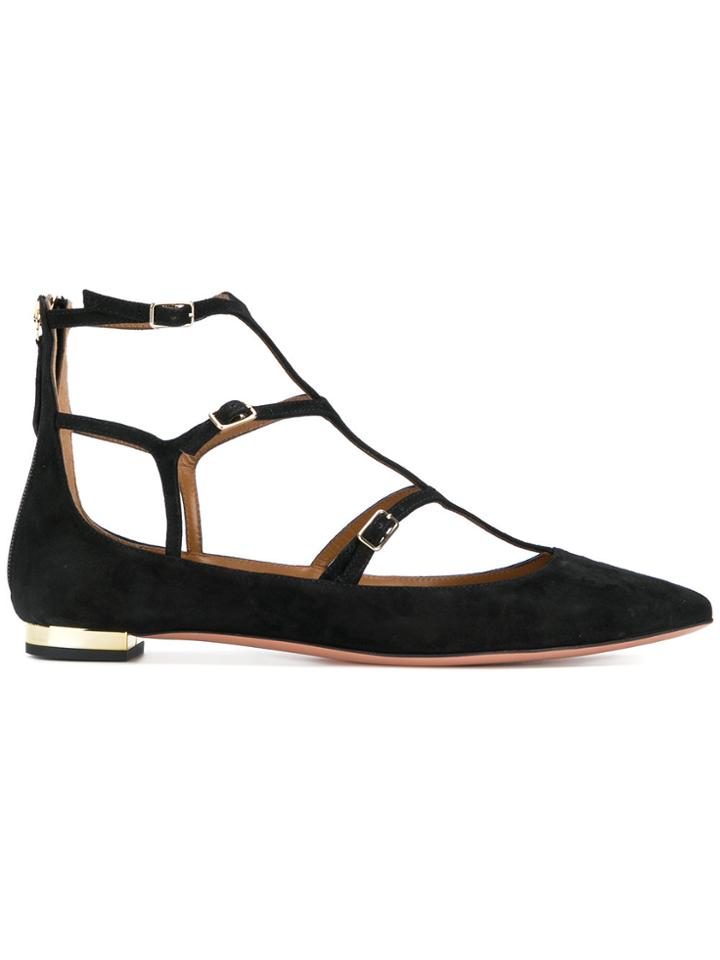 Aquazzura Eternity Ballerina Shoes - Black
