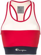 Champion Colour Block Sports Bra - Red