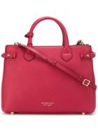Burberry 'banner' Tote - Red