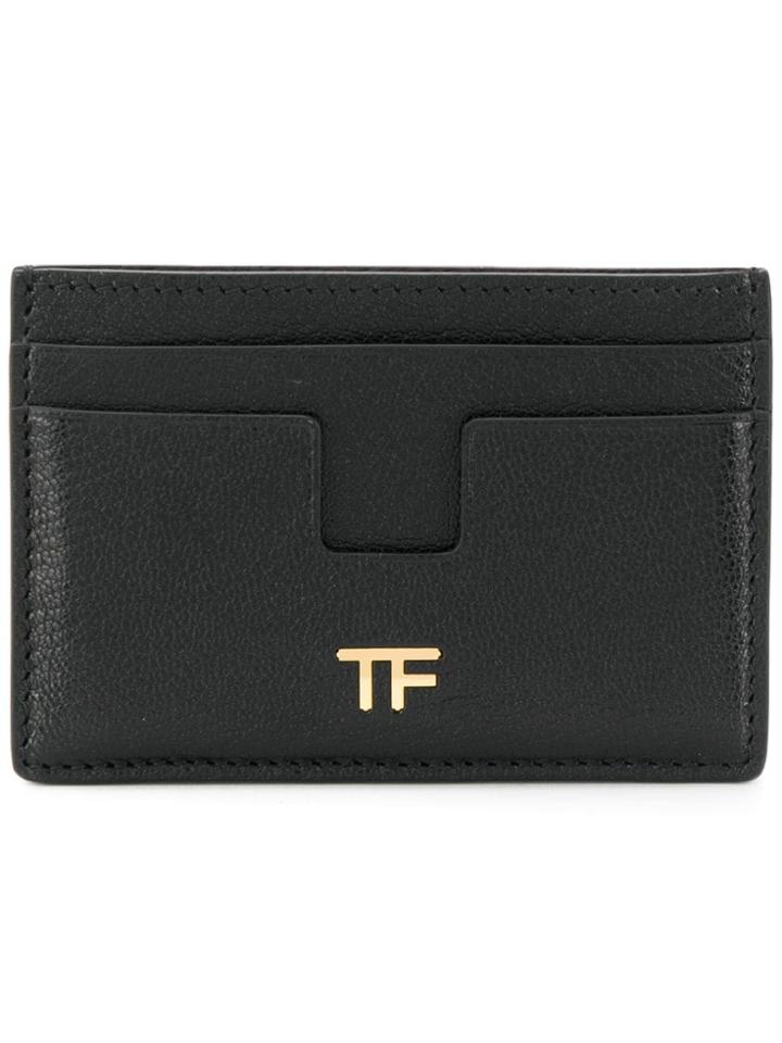 Tom Ford Logo Plaque Cardholder - Black