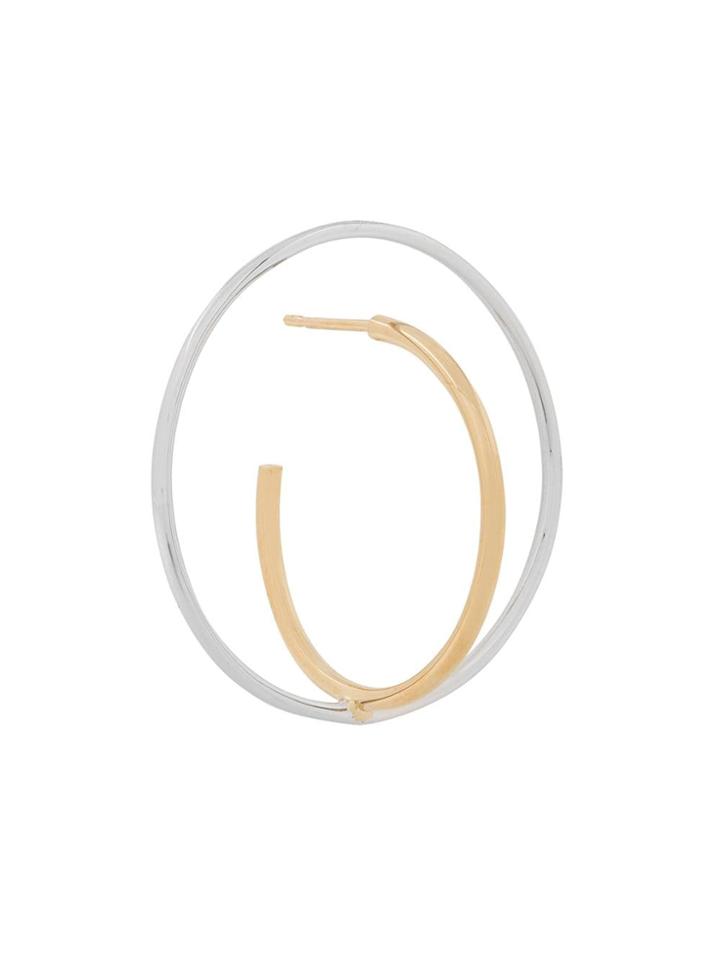 Charlotte Chesnais Medium Saturn Earring - Metallic
