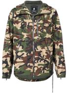Mastermind World Hooded Camouflage Jacket - Green