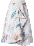 Chalayan Enveloped Skirt, Women's, Size: 40, Acetate/viscose/polyester