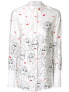 Victoria Victoria Beckham Printed Shirt - White