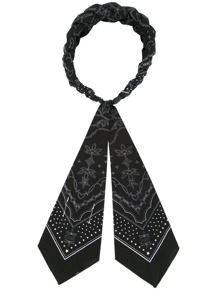 Takahiromiyashita The Soloist Bandana Tie Scarf - Black