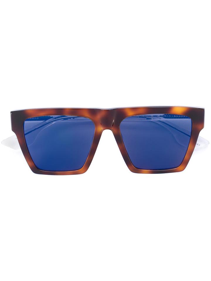 Mcq By Alexander Mcqueen Eyewear - Oversized Square Sunglasses - Men - Acetate - One Size, Brown, Acetate