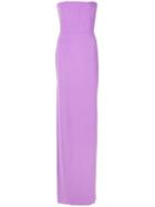 Alex Perry Fitted Bustier Dress - Purple
