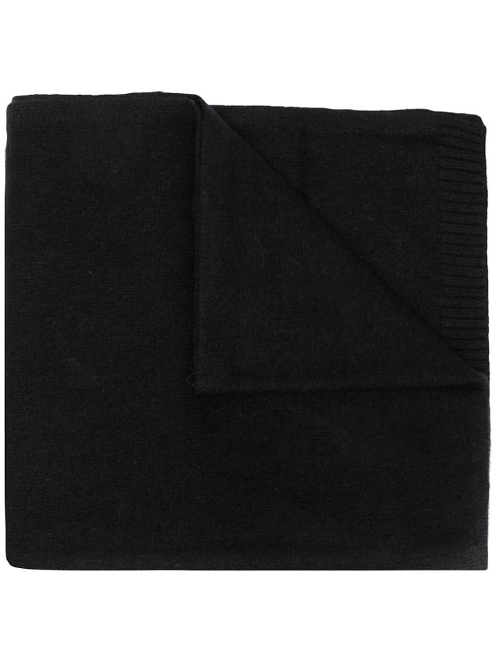 Max & Moi Fine Knit Scarf - Black