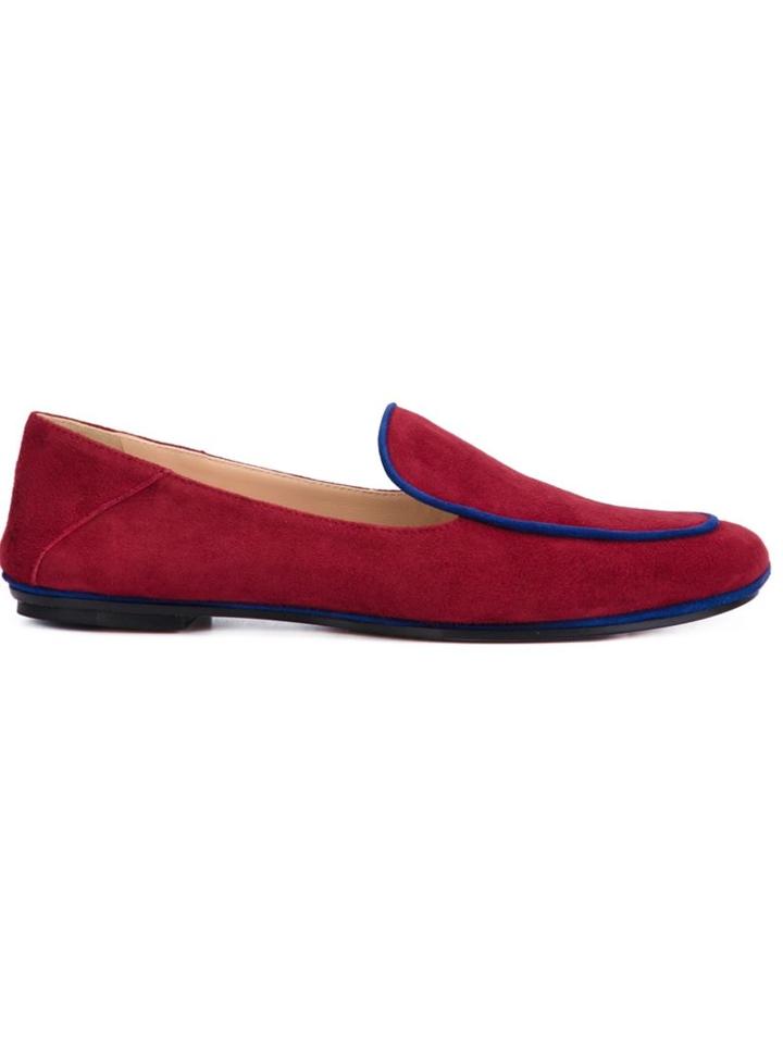 Derek Lam Taylor Loafers, Women's, Size: 39.5, Pink/purple, Suede