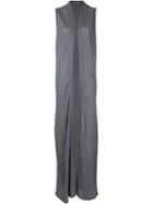 The Elder Statesman Long Sleeveless Cardigan