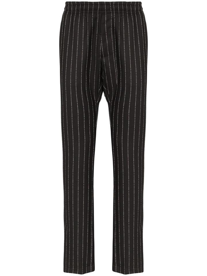 1017 Alyx 9sm Elasticated Striped Trousers - Black