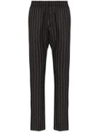 1017 Alyx 9sm Elasticated Striped Trousers - Black
