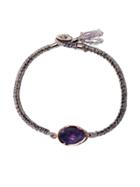 Brooke Gregson 14kt Rose Gold Orbit Bracelet - Violet
