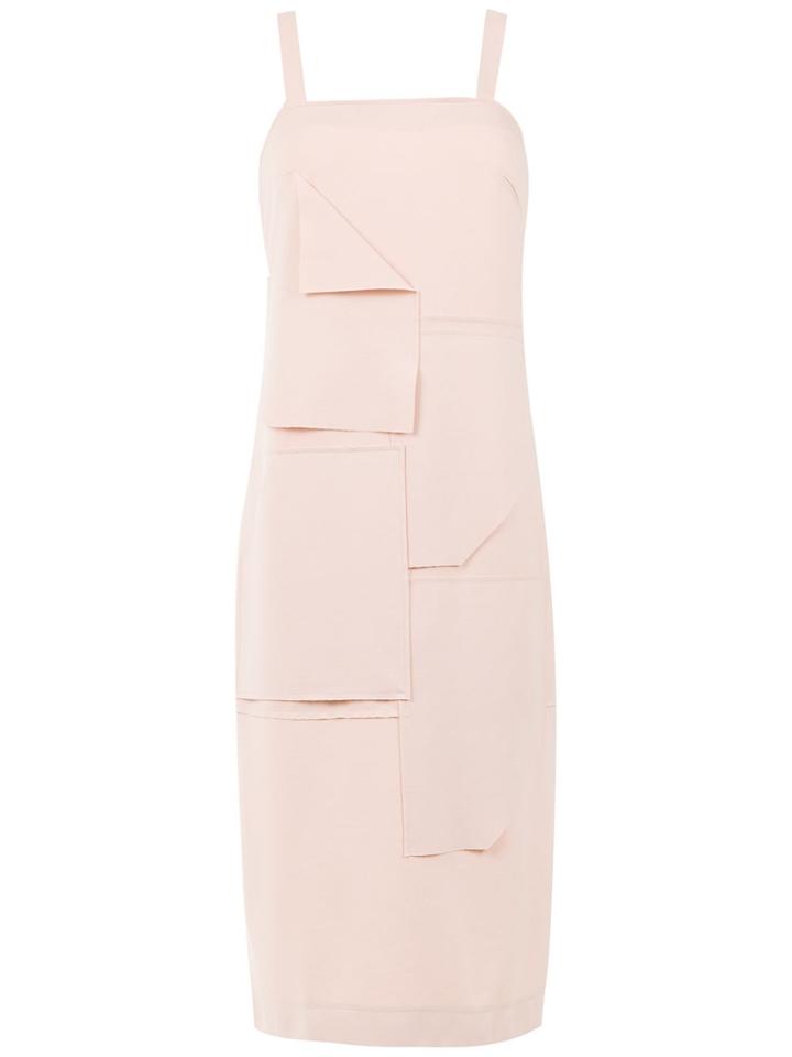 Mara Mac Midi Panelled Dress - Pink & Purple