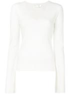 Solace London Orlina Long Sleeved Top - White
