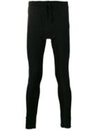 Cedric Jacquemyn Long Rib Decoup Leggings - Black