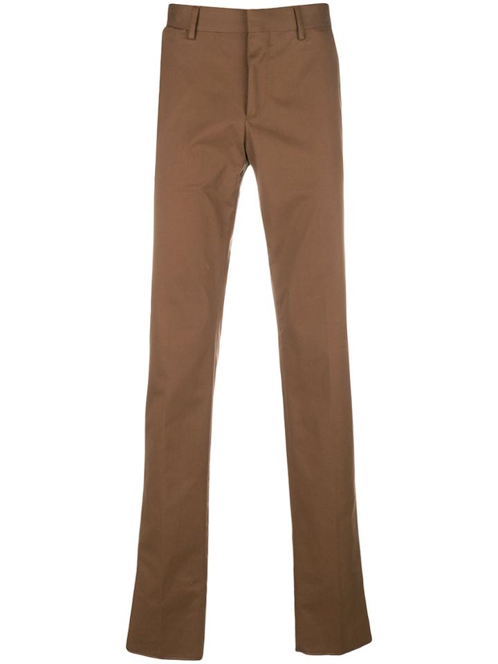 Ermenegildo Zegna Straight Leg Trousers - Brown