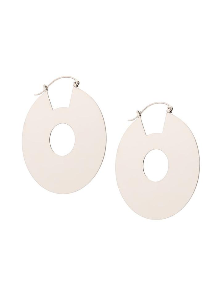 Y / Project Disc Earrings, Women's, Metallic