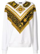 Versace Baroque Sweatshirt - White