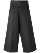 Y's By Yohji Yamamoto Vintage High Waist Cropped Trousers - Grey