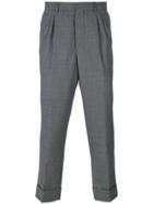 Ann Demeulemeester Bow Waist Tapered Trousers - Metallic