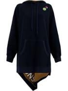 Monse Asymmetric Oversized Hoodie - Blue