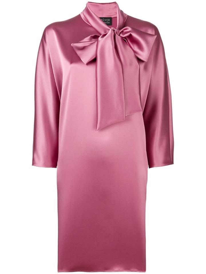 Gianluca Capannolo Tie Neck Dress - Pink