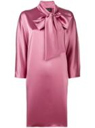 Gianluca Capannolo Tie Neck Dress - Pink