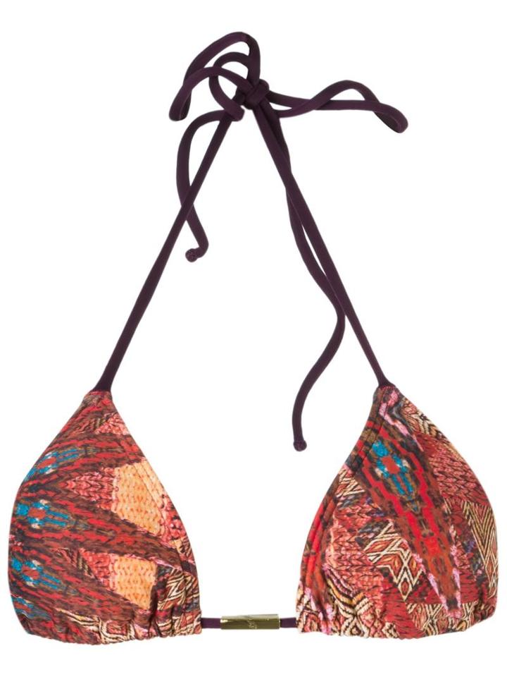 Lygia & Nanny Abstract Print Triangle Bikini Top