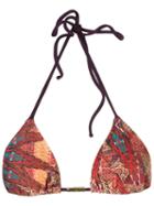 Lygia & Nanny Abstract Print Triangle Bikini Top