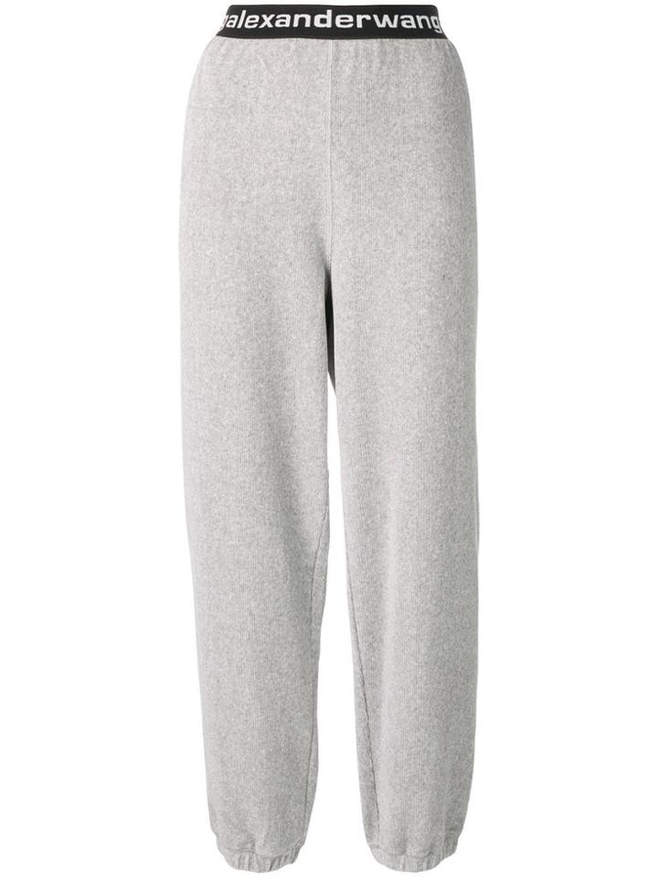 T By Alexander Wang Corduroy Track Trousers - Grey