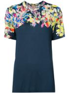 Jason Wu Floral Print T-shirt, Women's, Size: Xs, Blue, Cotton