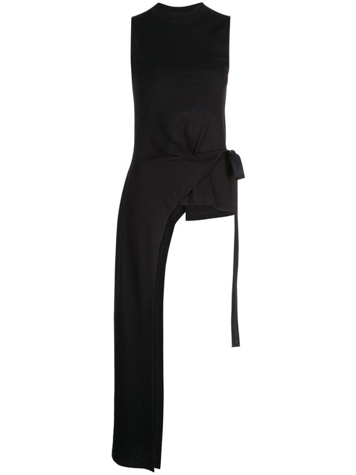 Rosetta Getty Sleeveless Split T-shirt - Black