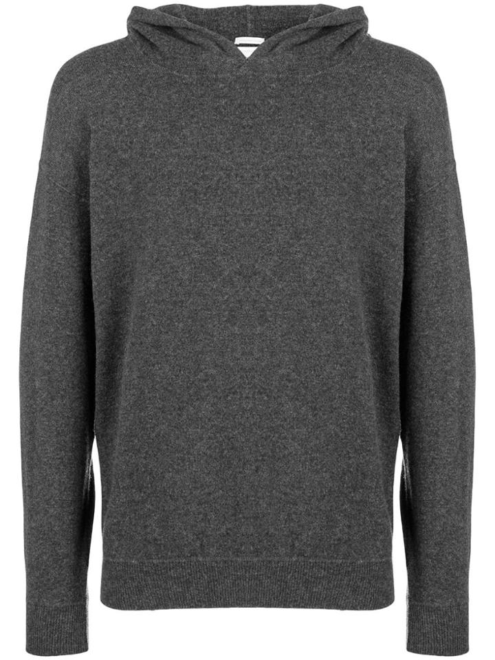 Massimo Alba Cashmere Hooded Jumper - Grey