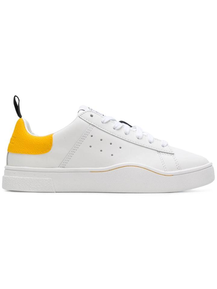 Diesel Logo Low Top Sneakers - White